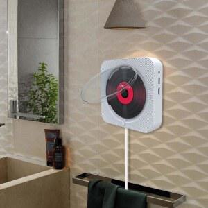 벽걸이 CD플레이어 USB 블루투스 레트로풍 커버형 포트 DVD 카세 프로페셔널 라디오