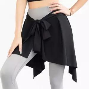 여름레깅스 와이존 힙 커버 랩스커트 타입 끈치마 요가 필라테스