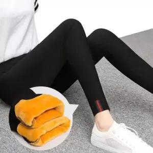 기모바지 여성 겨울 방한바지 따뜻흔 융기모레깅스 연필바지