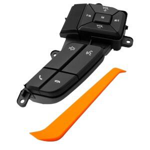 스티어링 휠 볼륨 크루즈 컨트롤 스위치 버튼 오른쪽 조수석 측 포드 F-150 2015-2018 F-250 F-350 슈퍼 듀티 2015-2019 FL3T-9E740-ECW 교체