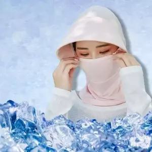 쿨링 전면 마스크 여름 모자형 아이스 멀티 스카프