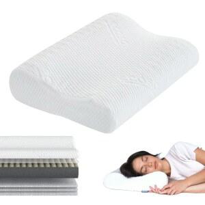 에코사 조절 가능한 메모리 폼 어깨 사람을 을 베개 위한 위한 옆잠자는 수면용 베개 베개 여행용 부드러운 옆잠자는 폼 메모리 경추 수면용 베개 목 베개