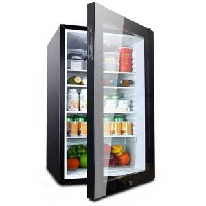 수 냉장고 미니 업소 가정 술장고 압축기 42L 자물쇠 편리 냉동