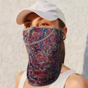 나스카 커튼마스크 국산 자외선차단 패션 골프 운동