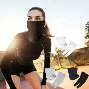 스포츠마스크 팔토시 세트 기능성소재 아이워너 마스크 러닝팔토시