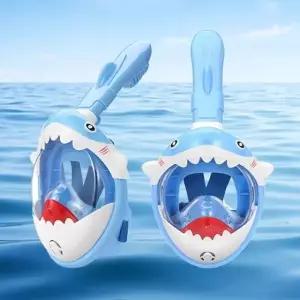 플레이풀 풀페이스 아동용 스노클 마스크 상어 유니콘