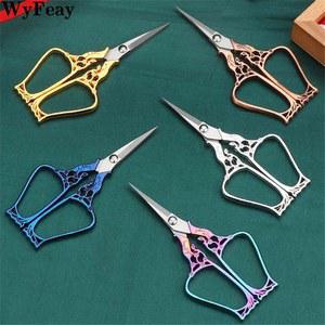 레트로 Zakka 빈티지 가위 바느질 골동품 실 재단사 크로스 자수 도구 편지지