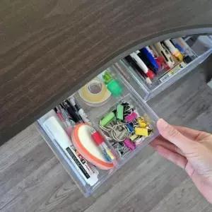 [문구/오피스] 미니 서랍형 수납함 책상 아래 붙이는 소품 정리 필통