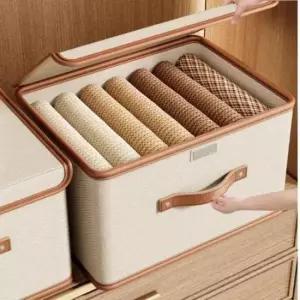 [문구/오피스] 플랩 수납 공간 옥스퍼드 원단 다용도 보관함