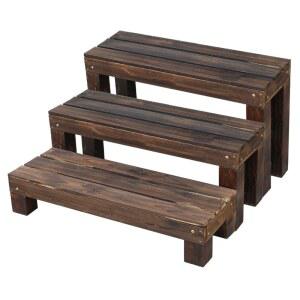 나무계단 스태퍼 블루 높은층계 현관 층계 무릎보호 낮게 방부목