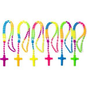 가톨릭 묵주 비즈 실리콘 선물 컬러 소녀를 부드럽고 십대 카톨릭 위한 확인