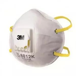 ( )방진마스크 8812K 10매입 방진2급 초정전 필터 헤어밴드 컵형