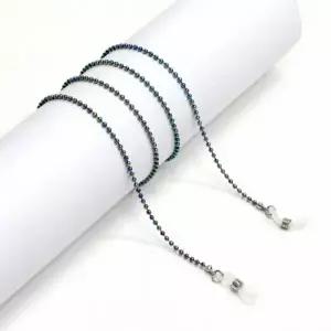 스퀘어 마스크걸이 멀티칼라 안경소품 라운드 안경줄 비즈 겸용 레인보우