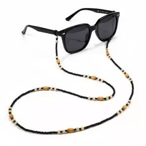 내츄럴 클래식 우드 비즈 방수 안경줄 마스크 스트랩 오벌