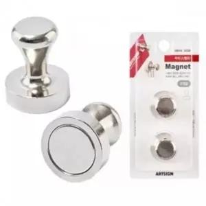 ( )자석후크 대 25mm 2개 자석마스크걸이 자석고리