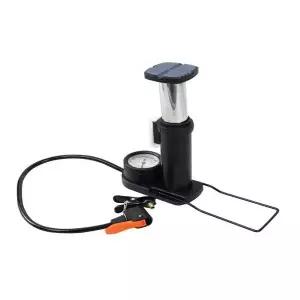 [셀러에이드]자전거 발펌프 타이어 프레스타 던롭 튜브 공 기압계 휴대용