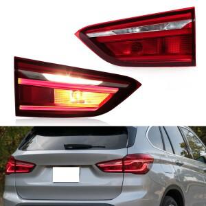 BMW 호환 X1  자동차 LED 내부 테일 라이트 어셈블리 후면 브레이크 경고 램프 반전 범퍼