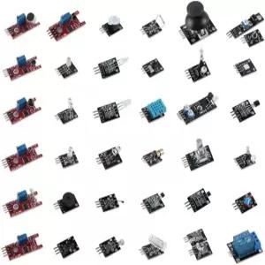 EC 아두이노 및 라즈베리 파이용 37 in 1 센서 키트 구매 - 종류의 데이터 저장 상자 포함