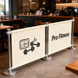 배너형 바리게이트 차단봉 접이식 이동식 기본 960 안전 스텐 야외 출입금지 울타리펜스