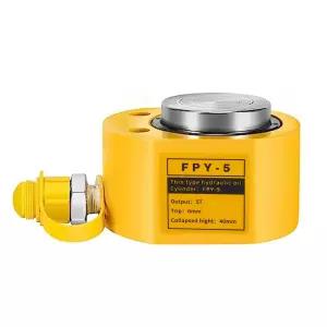 MMNZE 5T 6mm/0.24인치 스트로크 유압 실린더 잭 미니 램 포르타 파워 리트랙트 자동 분할 단일 작용 팅