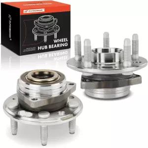 쉐보레 GMC 뷰익 캐딜락과 호환되는 5루그가 장착된 A-프리미엄 2 x 앞바퀴 또는 뒷바퀴 베어링 및 허브