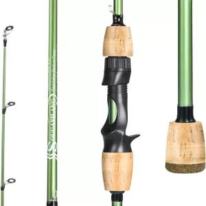 소가일랑 낚싯대 24톤 탄소 섬유 방적봉 및 주조봉 스테인리스 가이드 경량 미끼 - 투피스