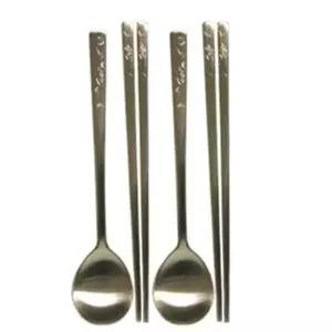 스푼 놋수저 2세트 세트 놋숟가락 젓가락 가야 업소용숟가락