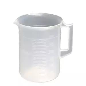 플라스틱비커 플라스틱비커 3000cc 주방 계량컵 학교 실험실 손잡이