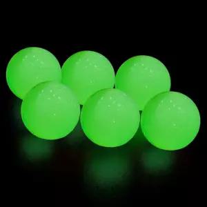 Yoxojv 야광 공 6팩 LED 라이트 업 골프공 세트 - 남성을 위한 재미있는 나이트 골프 선물