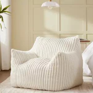 성인 청소년을 위한 Achicsofar 자이언트 빈백 의자 침실 거실 독서를 팔걸이가 있는 충전식 편안한 퍼지