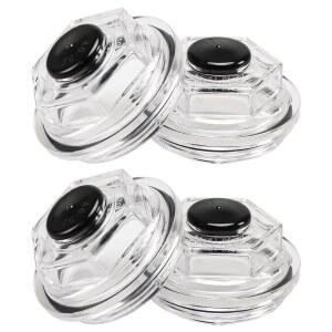 히마클 4pcs 오일 배스 더스트 캡, 2.75