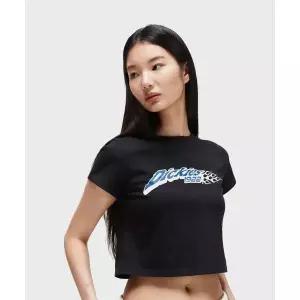매장정품 DICKIES 디키즈 플레임 1922 크롭 티셔츠 Black DK23SG012BK 1231966
