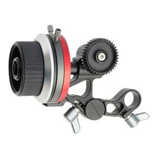 Hersmay Metal Mini Follow Focus, A/B 스톱 및 15mm 막대 클램프, NATO 레일 기어 링 벨트 DLSR 장비로 시네마 카메라 DSLR/미러리스 카메라용