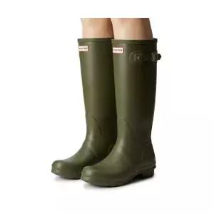 헌터 HUNTER [WOMEN] 톨 레인부츠 - 올리브리프 WFT1000RMAOVL 289386