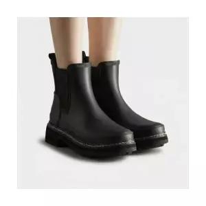 헌터 HUNTER [WOMEN] 리파인드 첼시 스티치 레인부츠 - 블랙 WFS2100RMABLK 289405