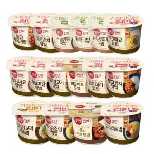 CJ제일제당 햇반 햇반 컵반 16종 세트 (덮밥,국밥)