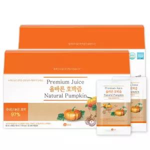 올바른 호박즙 30포 2박스/총 60포/국내산