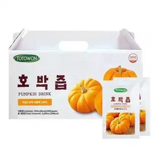 늙은호박추출액 호박즙 100mL 국내산호박즙 x 30포 늙은호박즙 국내산늙은호박즙