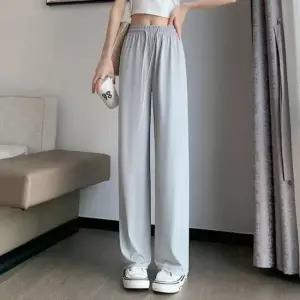 [의류] 아이스실크롱다리이지팬츠 바지 바지 팬