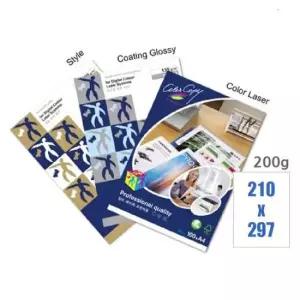 포토인화지 몬디 컬러 레이저 용지 사 A4 200g 100매