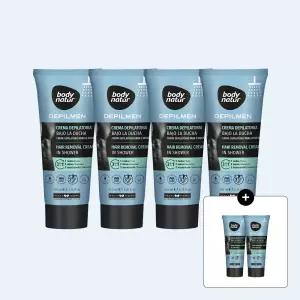 원스텝 셀프 제모루틴 바디네이처 제모크림 맨 인샤워 200ml, 6개