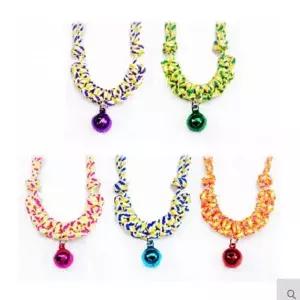 반려동물 고양이 매듭 방울 목걸이 임의배송 강아지 인식표 정보