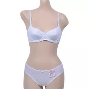 (글로리) 와이어 주니어 3단계 A컵 브라팬티세트 여성장갑 스타킹