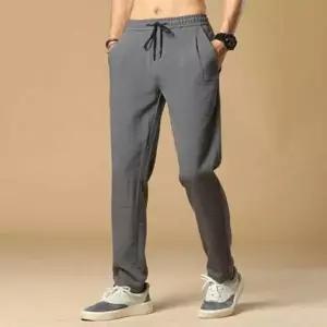 남성 여름 캐주얼 쿨링 팬츠 마바지 린넨 슬랙스 바지 여름바지