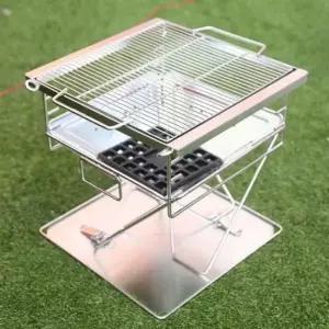 캠핑화로대 캠핑 접이식 중형화로대 불멍 바베큐 캠핑화로 1P