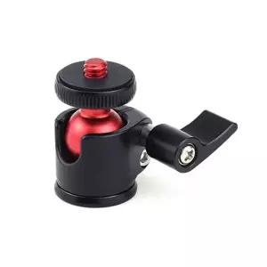 카메라 알루미늄 볼헤드 마운트 삼각대 스탠드 조명 헤드 마이크