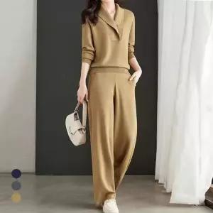 클라셰 브이카라루즈니트+팬츠SET_B6S0302