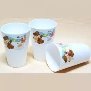 ksr 곰돌이 미니 플라스틱컵 3P 맥주잔 술잔 식당 실용적