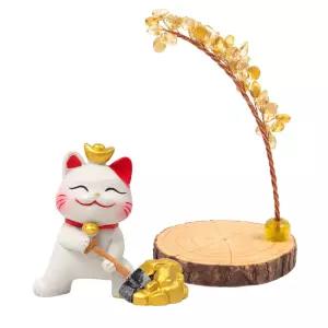 복고양이 피규어 행운 인테리어 장식 소품 개업 집들이 선물 마네키네코 4종