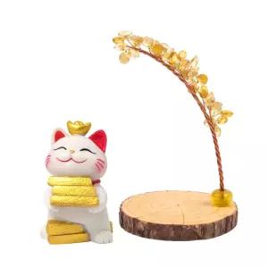 복고양이 피규어 행운 인테리어 장식 소품 개업 집들이 선물 마네키네코 3종